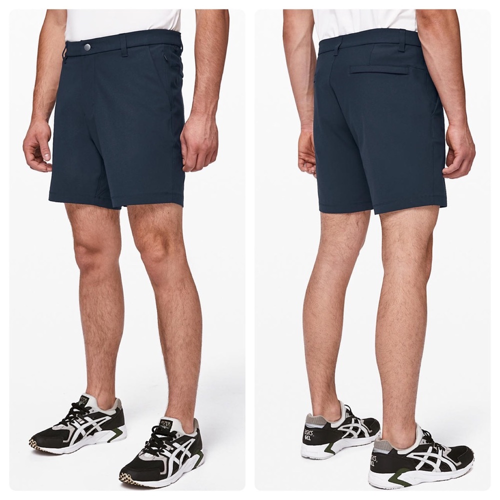 NWOT Lululemon Commission Short Warpstreme 7" Navy
